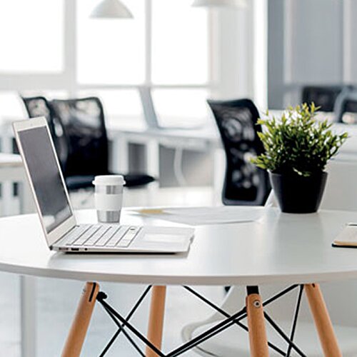 Additional Image 7 - a white table with a laptop on it