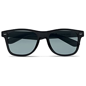 Additional Image 3 - a black sunglasses with grey lenses