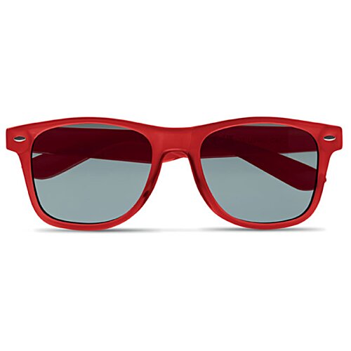 Additional Image 5 - a red sunglasses with black lenses
