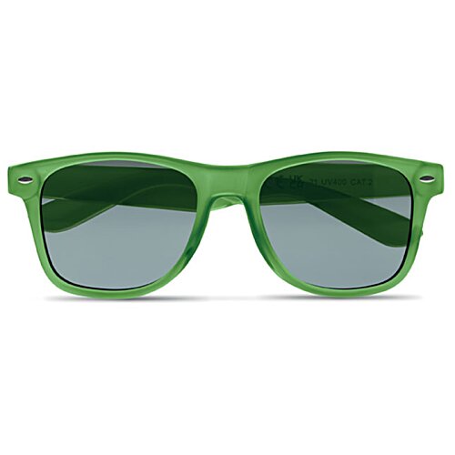 Additional Image 6 - a green sunglasses with black lenses