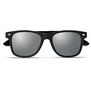 Additional Image 1 - a black sunglasses with grey lenses