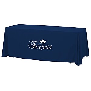 Additional Image 3 - a table cover with a logo
