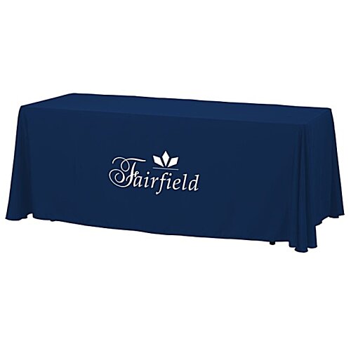 Additional Image 3 - a table cover with a logo