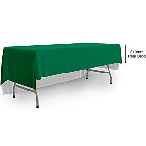 Additional Image 5 - a green table cover on a white background