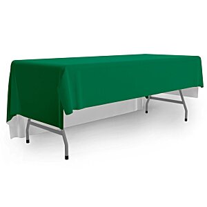 Additional Image 6 - a green table cover on a white background