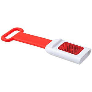 Additional Image 2 - a red and white plastic strap