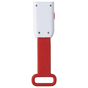 Additional Image 4 - a red and white strap