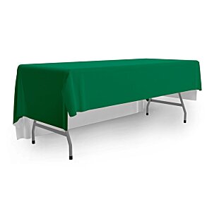 Additional Image 2 - a green table cover on a white background