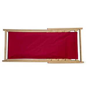 Additional Image 4 - a red fabric on a wooden frame