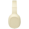 a white headphones on a white background