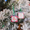 a christmas tree with ornaments