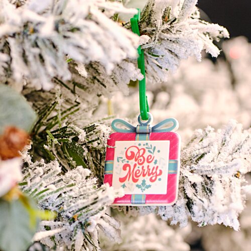 Additional Image 4 - a christmas ornament on a tree