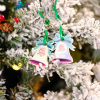a close up of a christmas tree