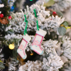 a blurry image of a christmas tree