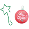 a close-up of a christmas ornament