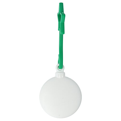 Additional Image 1 - a white ball with a green handle