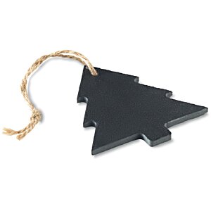 Additional Image 2 - a black tag with a tree shape