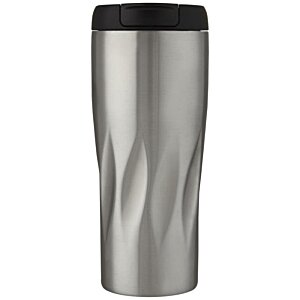 Additional Image 1 - a silver and black tumbler