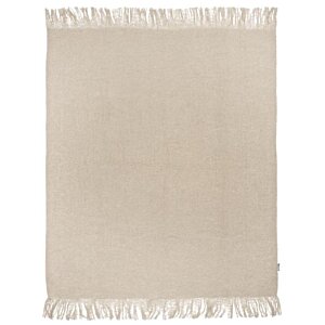 Additional Image 3 - a white rug with fringe