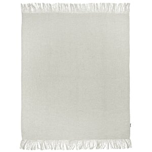 Additional Image 4 - a white rug with fringe