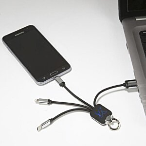 Additional Image 4 - a phone connected to a usb cable