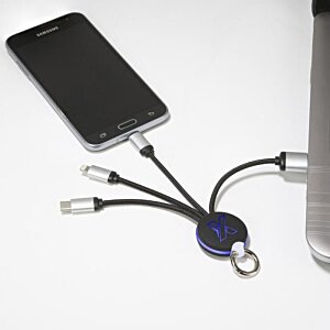 Additional Image 2 - a cell phone connected to a cord