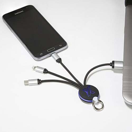 Additional Image 2 - a cell phone connected to a cord