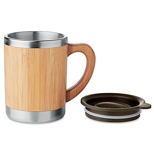 Additional Image 1 - a wooden mug with a handle