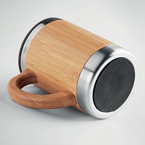 Additional Image 4 - a wooden mug with a handle