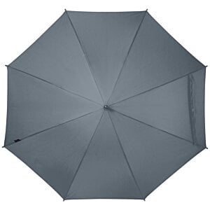 Additional Image 6 - a grey umbrella with a black handle