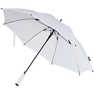 Additional Image 11 - a white umbrella with a metal pole