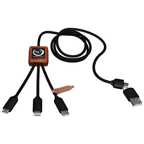 Additional Image 2 - a black and orange usb cable