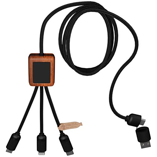 Additional Image 5 - a black cord with a brown square object