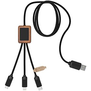 Additional Image 1 - a black cord with a black rectangle on it