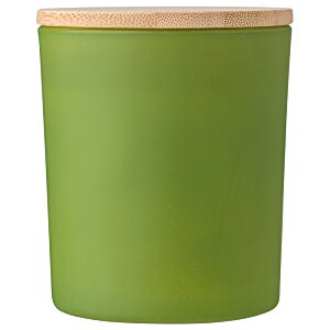 Additional Image 1 - a green cup with a wooden rim