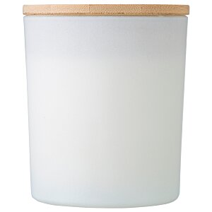 Additional Image 2 - a white candle with a brown lid