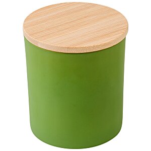 Additional Image 2 - a green cylinder with a wooden top