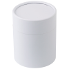 a white cylinder with a lid
