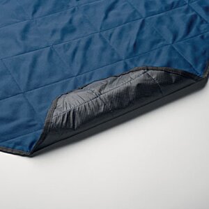 Additional Image 6 - a blue blanket with black edge