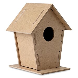 Additional Image 2 - a brown bird house with a hole