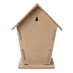 Additional Image 3 - a wooden bird house on a white background