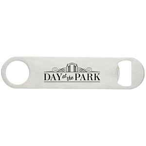 Additional Image 6 - a white bottle opener with a logo