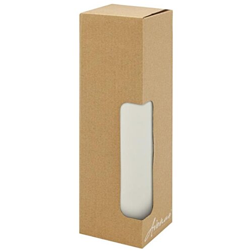 Additional Image 3 - a brown box with a white plastic window