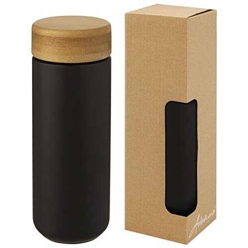 Additional Image 6 - a black and tan cylindrical container