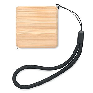 Additional Image 1 - a wooden square with a black strap
