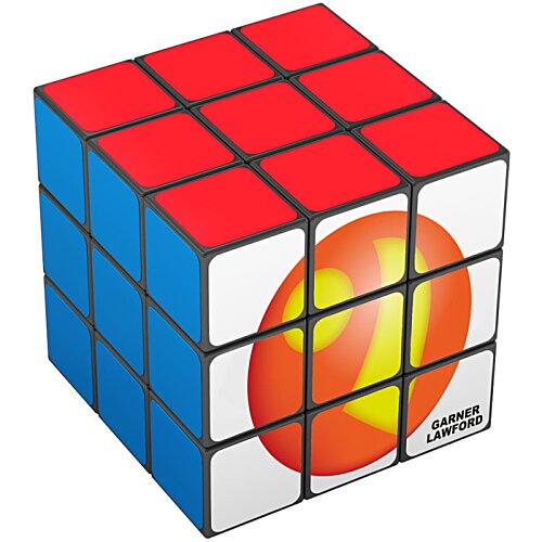 Additional Image 2 - a colorful cube with a logo on it