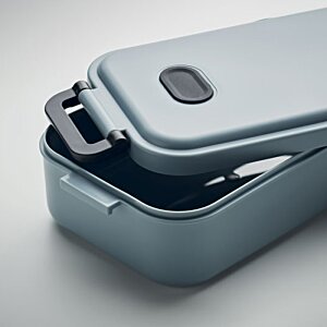 Additional Image 4 - a blue rectangular container with a lid open