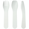 View Image 2 of 3 of Lunch Mate Recycled Cutlery Set - White - Digital Printed Case