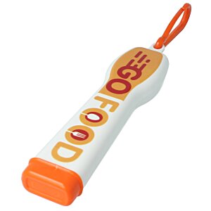 Additional Image 2 - a white and orange object with red text