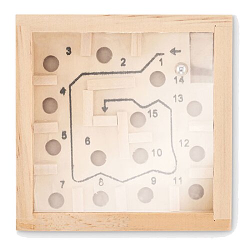 Additional Image 1 - a wooden frame with a maze